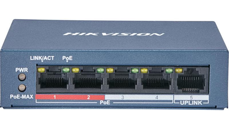 HIKVISION SWITCH 5PORT POE