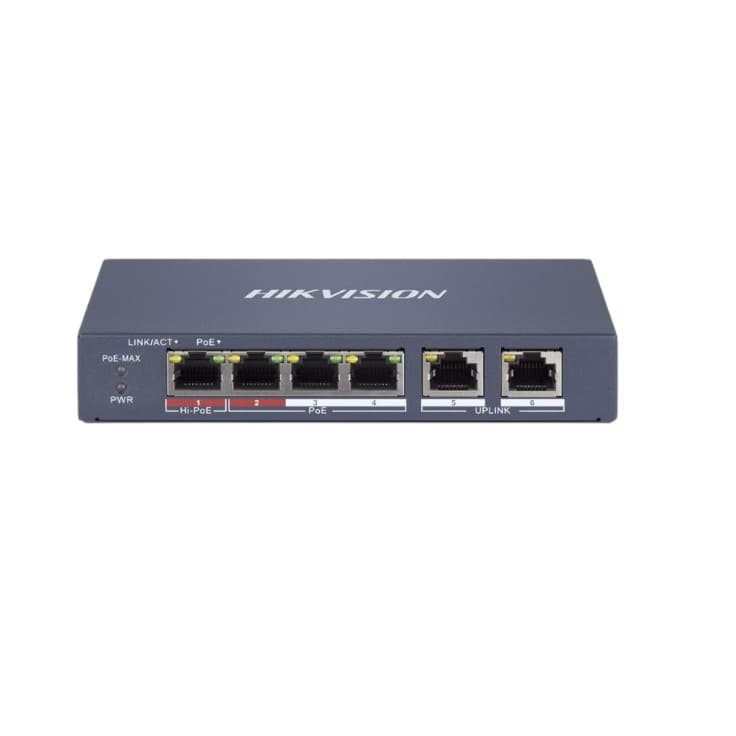 HIKVISION DS-3E0109P-E/M – Switch 8 Ports PoE 10/100Mbps