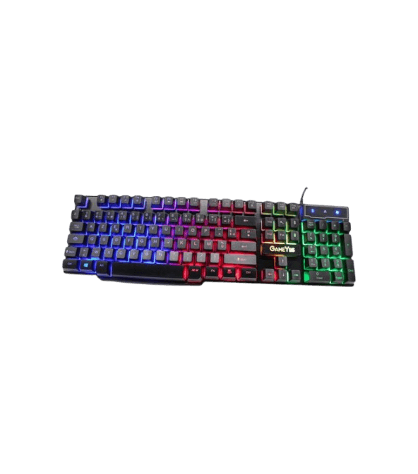 GameYes GY-102 – Clavier gamer USB RGB dynamique, splash-proof