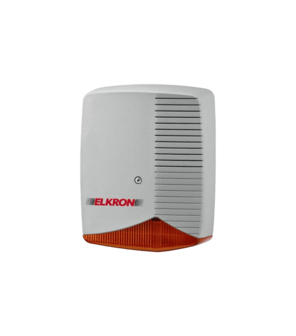 Elkron HPA700M – sirène extérieure 110 dB, flash LED intégré, IP44/IK08