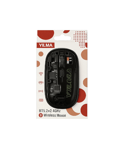 Souris Transparente QS-2142 – Design élégant, double mode sans fil