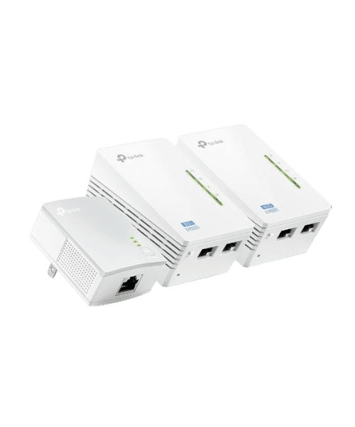 TP-Link TL-WPA4220 TKIT – Kit CPL AV600 + Wi-Fi N 300 Mbps, 3 adaptateurs, Wi-Fi Clone