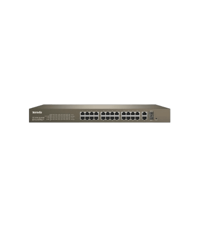 Tenda TEF1226P-24-440W – Switch Web Smart PoE 24 Ports 10/100 Mbps