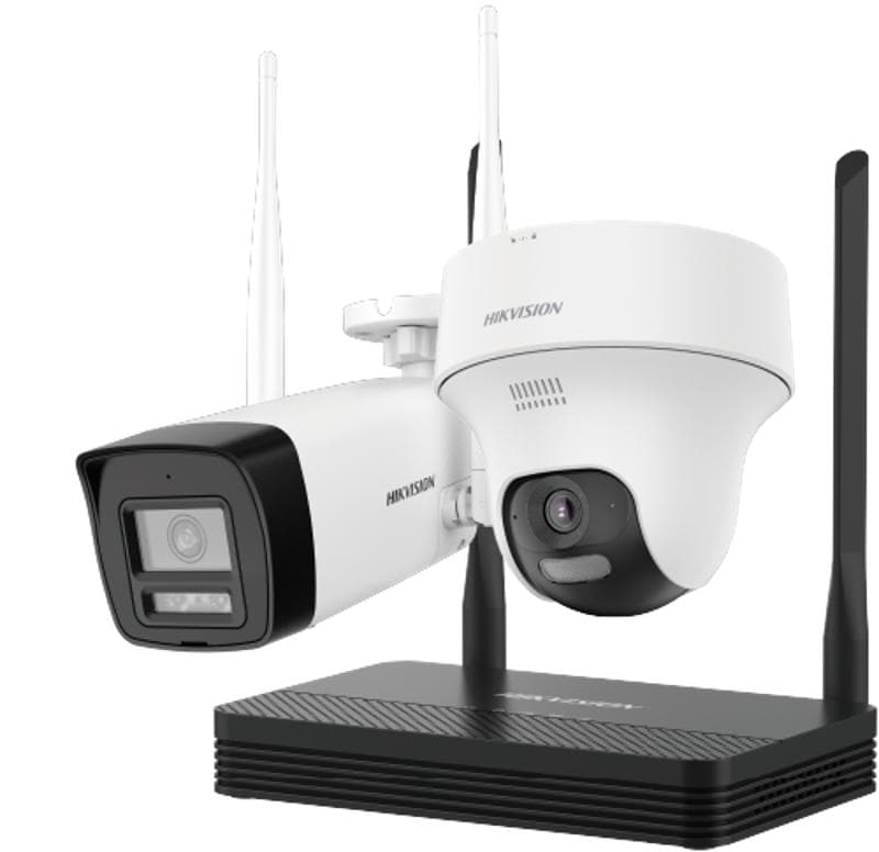HIKVISION PACK 2 CAMERA ETANCH + DOME 4MP + NVS WIFI KIT