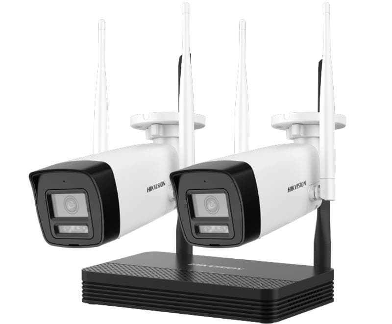 HIKVISION  PACK 2 CAMERA ETANCHE 4MP + NVS WIFI KIT
