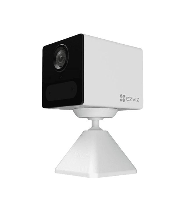 Mini Caméra de Surveillance Intérieure EZVIZ CB2 2MP – 100% Sans Fil sur Batterie, Base Magnétique, Détection Humaine IA