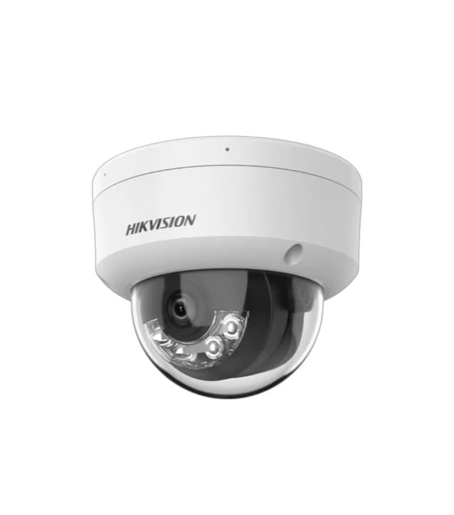 Hikvision DS-2CD1163G2-LIU – dôme IP 6 MP Smart Hybrid Light, audio, IA