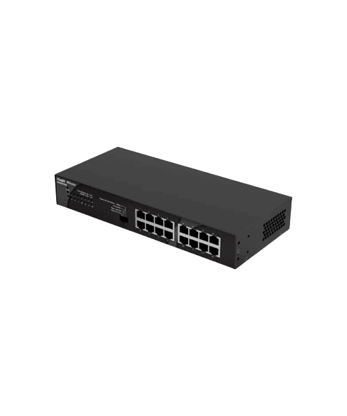 Ruijie Reyee RG-ES116G – Switch Gigabit 16 Ports, Boîtier Métallique, Cloud — Ruijie Réseaux