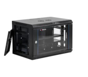 WD-Link 6U – Armoire Réseau Murale 6U 19″, 500x350x300mm, Porte Vitrée