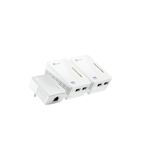 TP-Link TL-WPA4220 TKIT – Kit CPL AV600 + Wi-Fi N 300 Mbps, 3 adaptateurs, Wi-Fi Clone