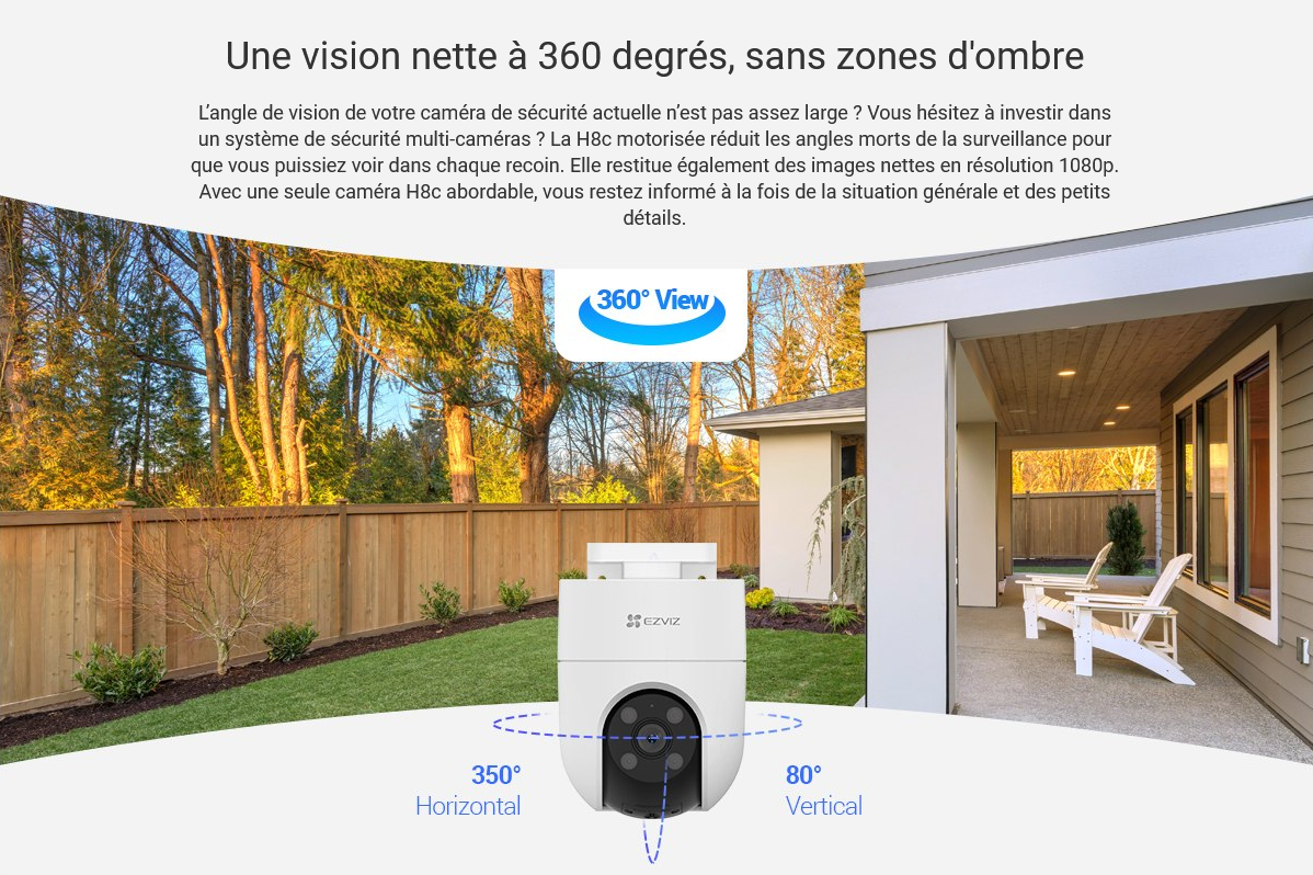 Caméra H8C FHD Wi-Fi EZVIZ