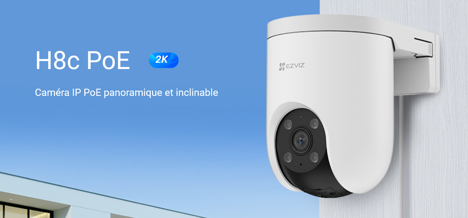Caméra H8c 2K Wi-Fi EZVIZ