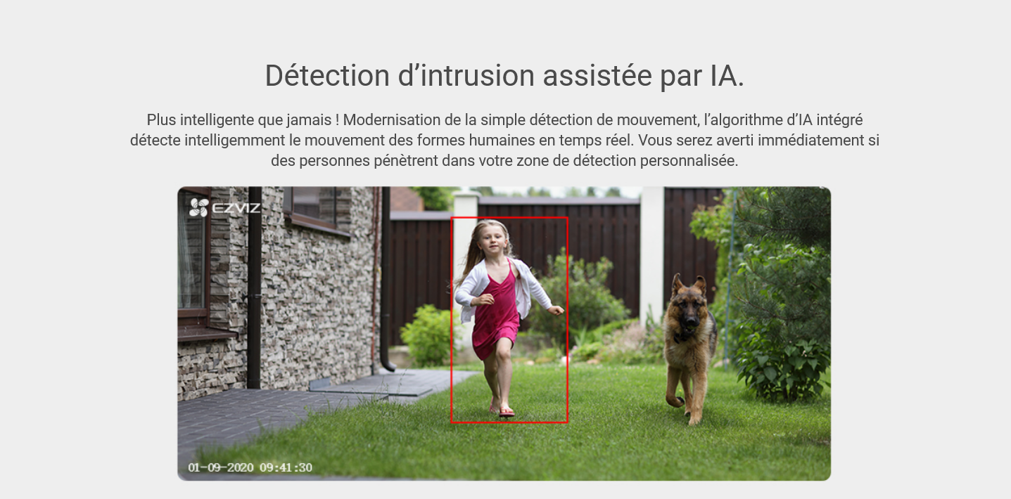 Caméra C8C FHD Wi-Fi Motorisée EZVIZ