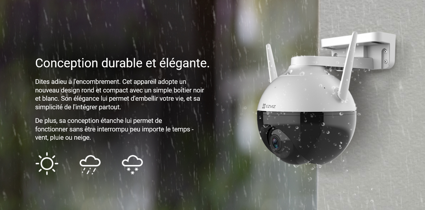caméra C8C FHD Wi-Fi motorisée EZVIZ