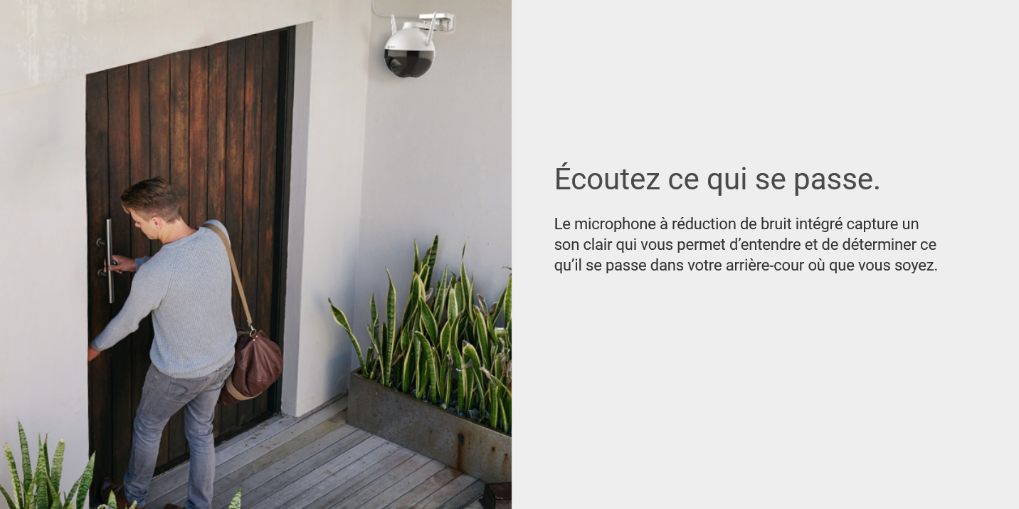 Caméra C8C FHD Wi-Fi motorisée EZVIZ 6