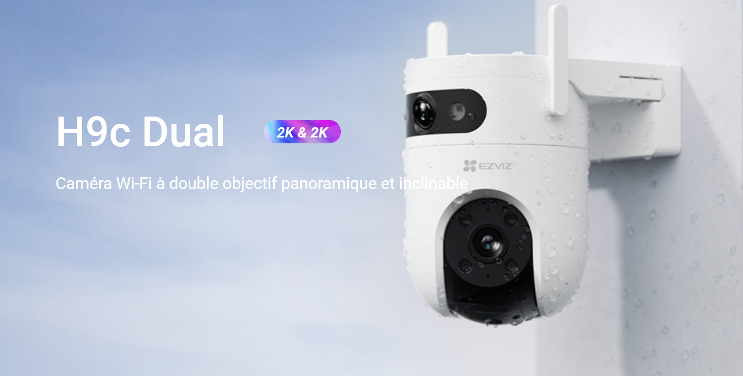 Caméra H9c Dual 2K Wi-Fi EZVIZ