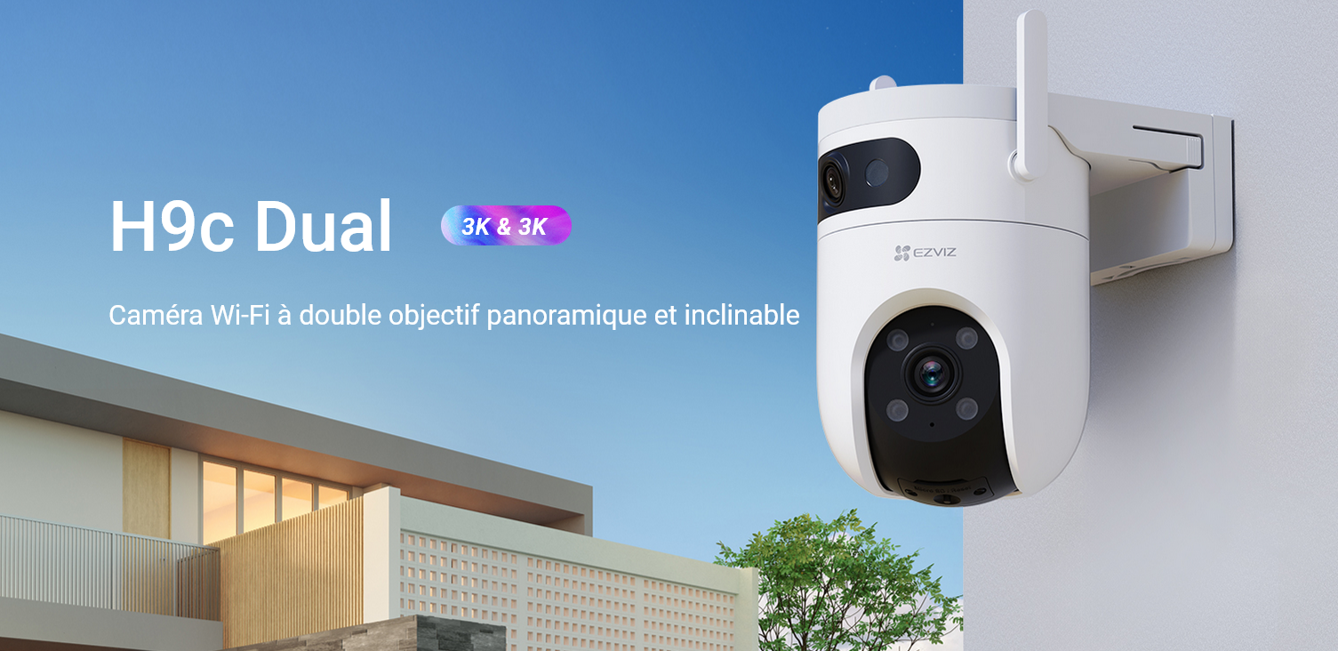 Caméra H9c Dual 3K Wi-Fi EZVIZ