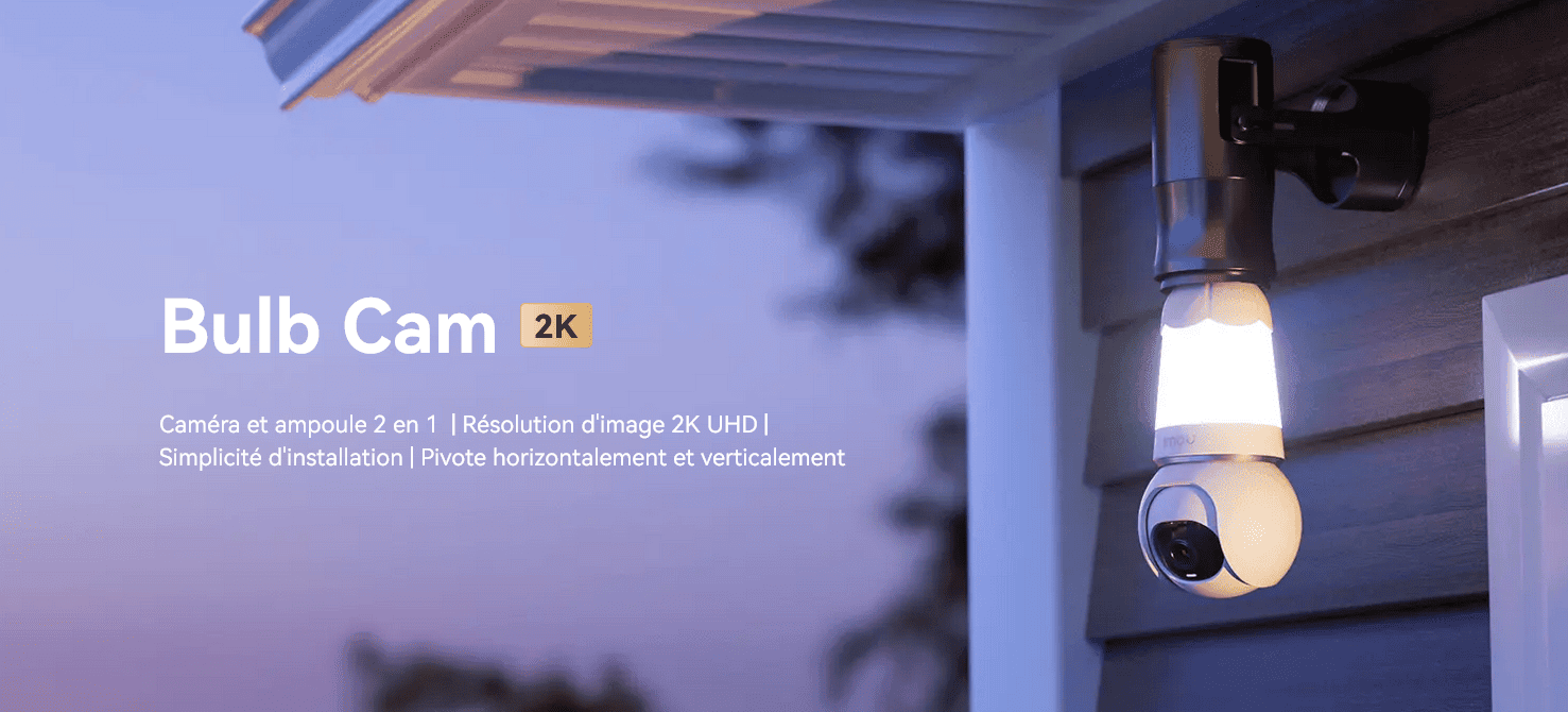 Caméra IMOU Bulb Cam 2K 3MP