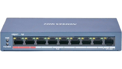 HIKVISION DS-3E0109P-EM – Switch 8 Ports PoE 10-100Mbps