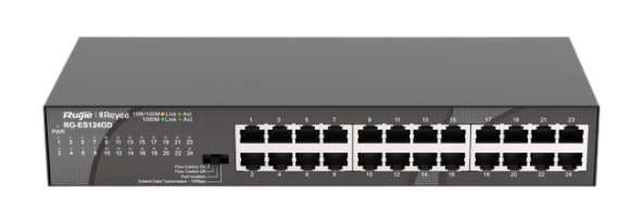 Ruijie RG-ES124GD – Switch non manageable 24× Gigabit, 48 Gbps 2