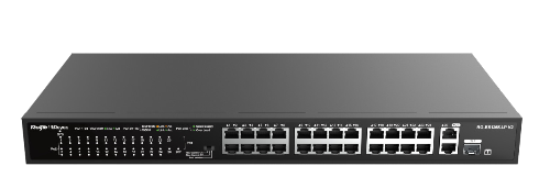 Ruijie RG-ES126S-LP V2 – Switch PoE+ 24 Ports 10/100 Mbps + 2 Ports Gigabit SFP