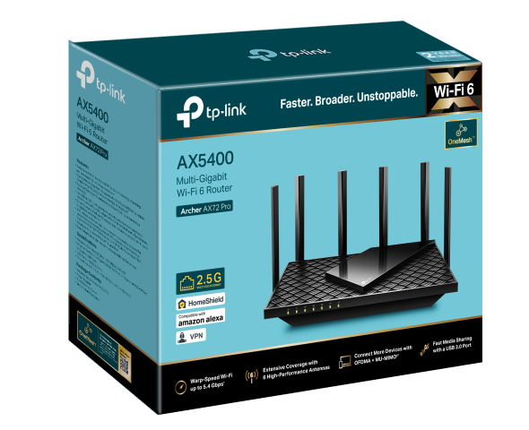 TP-Link Archer AX72 – Routeur Wi-Fi 6 Gigabit AX5400