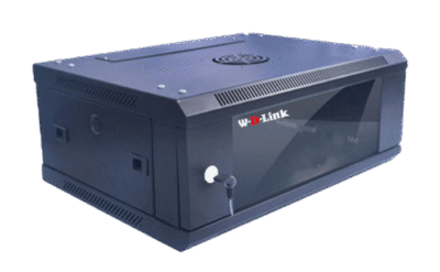 WDLink DI-9U – armoire informatique 9 U 19″, 600 × 600 × 500 mm, porte vitrée