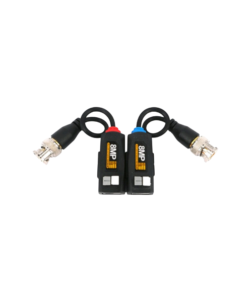 Balun Vidéo 8MP Camyes JY08 – Transmission HD jusqu'à 400m, Compatible AHD/CVI/TVI/CVBS 1