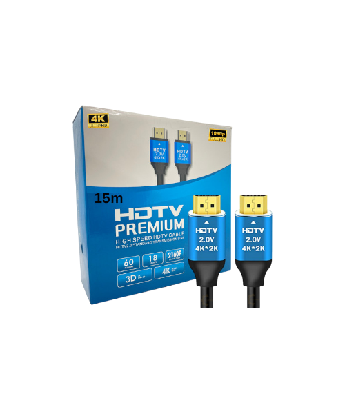 Câble HDMI 4K 15M –Ultra HD, HDR | DARTECH