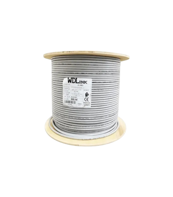 Wdlink FTP 305M – Câble réseau Cat6 FTP blindé, longueur 305 m, débit 1 000 Mbps 1
