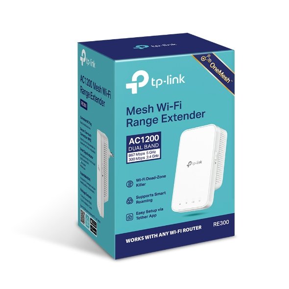 Répéteur WiFi Mesh TP-Link RE300 AC1200 Bi-Bande 2