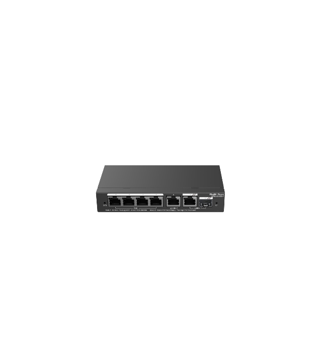Switch Cloud Manageable Ruijie Reyee RG-ES206GS-P 6 Ports Gigabit avec 4 Ports PoE+ 1