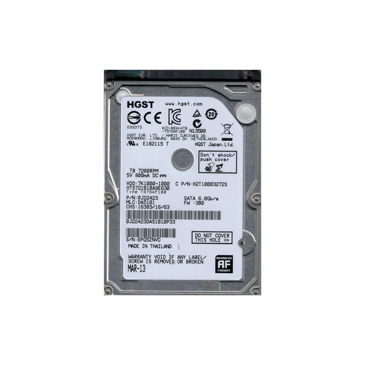 HDD INTERNE 2TB RECYCLE 1